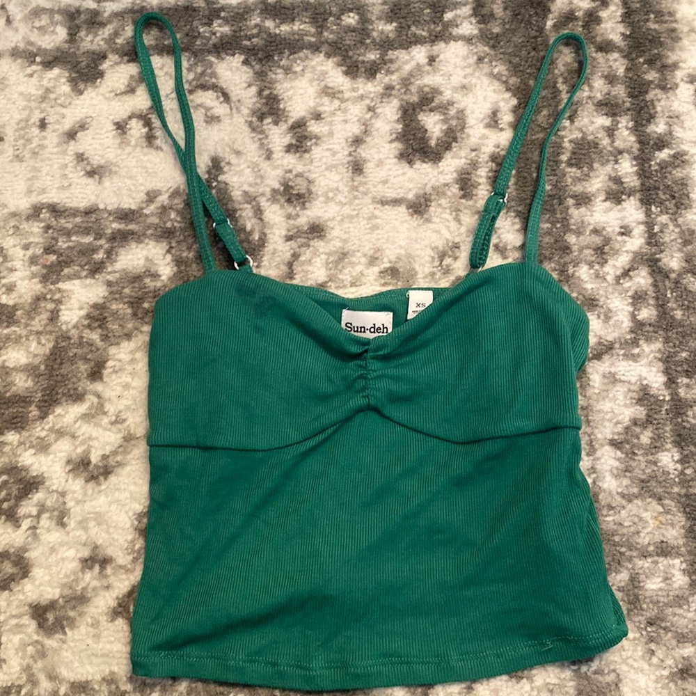 Aritzia Green Sun-Deh Tank Top!! Xs